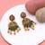 Pure 925 silver ibaadat drop earrings for women