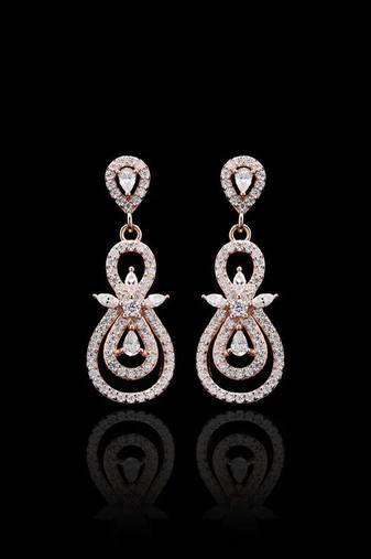 Pure 925 silver moissanite drop earrings for women