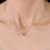Pure 925 silver geometrical heart pendant for women