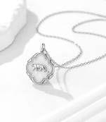 Pure 925 silver tiger pendant for women