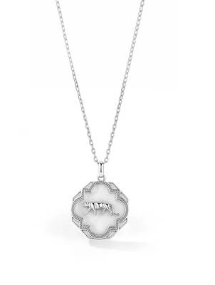Pure 925 silver tiger pendant for women 3