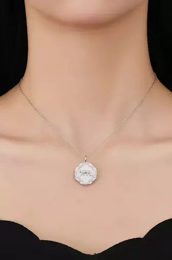 Pure 925 silver tiger pendant for women