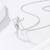 Pure 925 silver fairy pendant for women