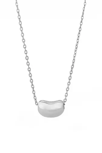 Pure 925 silver bean pendant for women