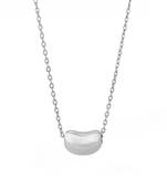 Pure 925 silver bean pendant for women