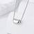 Pure 925 silver bean pendant for women