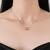 Pure 925 silver bean pendant for women