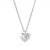 Pure 925 silver eternal spark heart charm pendant for women