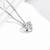 Pure 925 silver eternal spark heart charm pendant for women