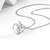 Pure 925 silver eternal spark heart charm pendant for women
