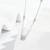Pure 925 silver radiant aura charm pendant for women