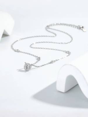 silver radiant aura charm 925 pendant 3
