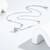 Pure 925 silver radiant aura charm pendant for women