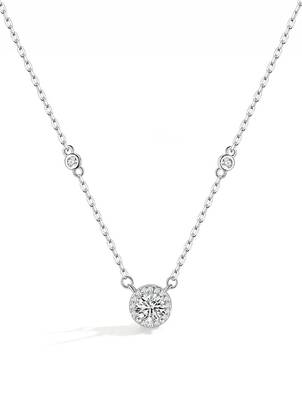 silver radiant aura charm 925 pendant 4