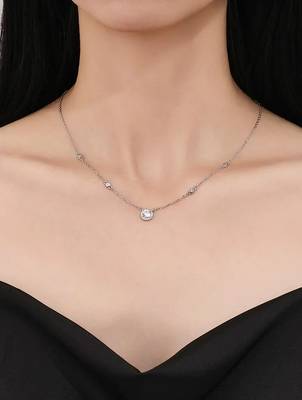 silver radiant aura charm 925 pendant 5