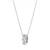 Pure 925 silver interlocked aura pendant for women