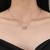 Pure 925 silver interlocked aura pendant for women