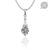 Pure 925 silver eiffel tower pendant for women