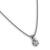Pure 925 silver solitaire pendant for women