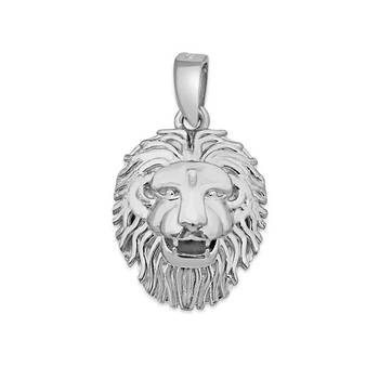 silver rhodium lion design 925 pendant 5