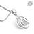 Pure 925 silver shree ram ji round pendant for men & women