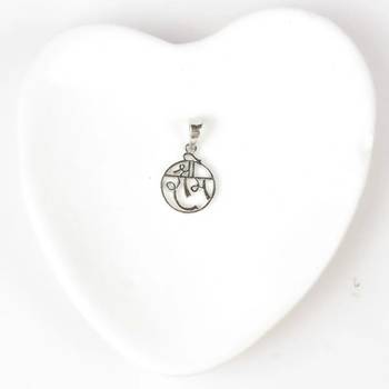 silver round shree ram 925 silver pendant 4