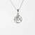 Pure 925 silver shree ram ji round pendant for men & women