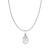 Pure 925 silver oval om pendant for men