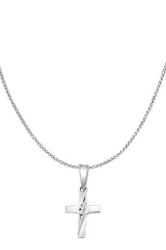 Pure 925 silver minimal cross pendant for men & women