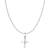 Pure 925 silver minimal cross pendant for men & women