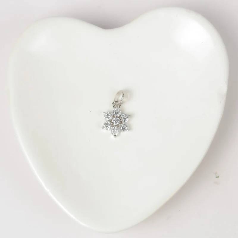 Pure 925 silver bloom pendant for women