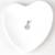 Pure 925 silver 4 prong solitaire pendant for women