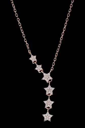 Pure 925 silver starlit dreams moissanite pendant for women
