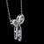 Pure 925 silver bow moissanite pendant for women