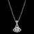 Pure 925 silver axe moissanite pendant for women