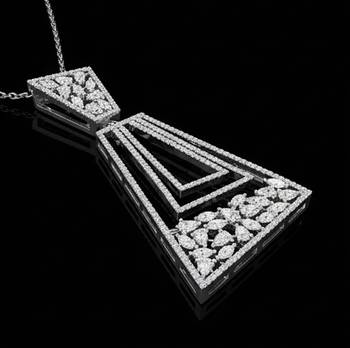 silver moissanite lets connect 925 pendant 2