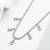 Pure 925 silver infinity tennis chain for women
