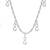 Pure 925 silver infinity tennis chain for women