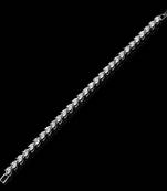Pure 925 silver marquise cut moissanite bracelet for women