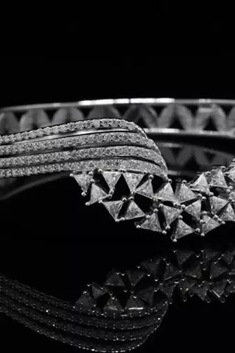 Pure 925 silver marry me moissanite bracelet for women
