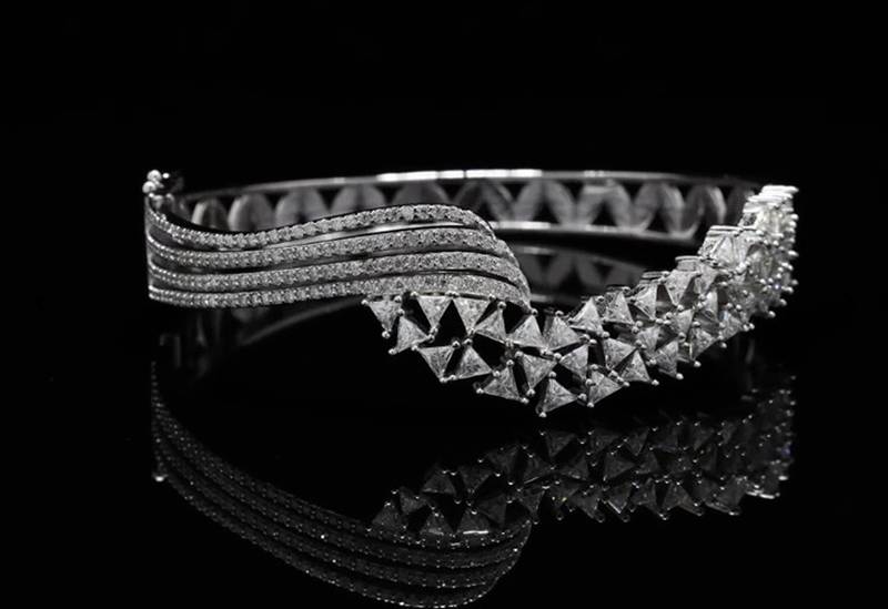 Pure 925 silver marry me moissanite bracelet for women