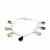 Pure 925 silver multi stone pear cut natural gemstone bracelet for women