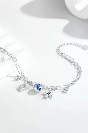 925 silver travel tales fashion bracelet