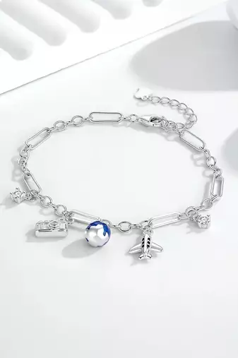 925 silver travel tales fashion bracelet