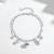 Pure 925 silver travel tales charm bracelet for women