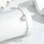 Pure 925 silver butterfly charm bracelet for women