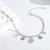 Pure 925 silver evil eye charm bracelet for women