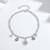 Pure 925 silver evil eye charm bracelet for women