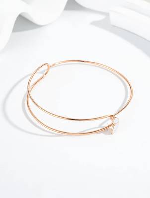 925 silver rose aura open fashion bracelet 3