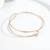 Pure 925 silver rose aura open bracelet for women